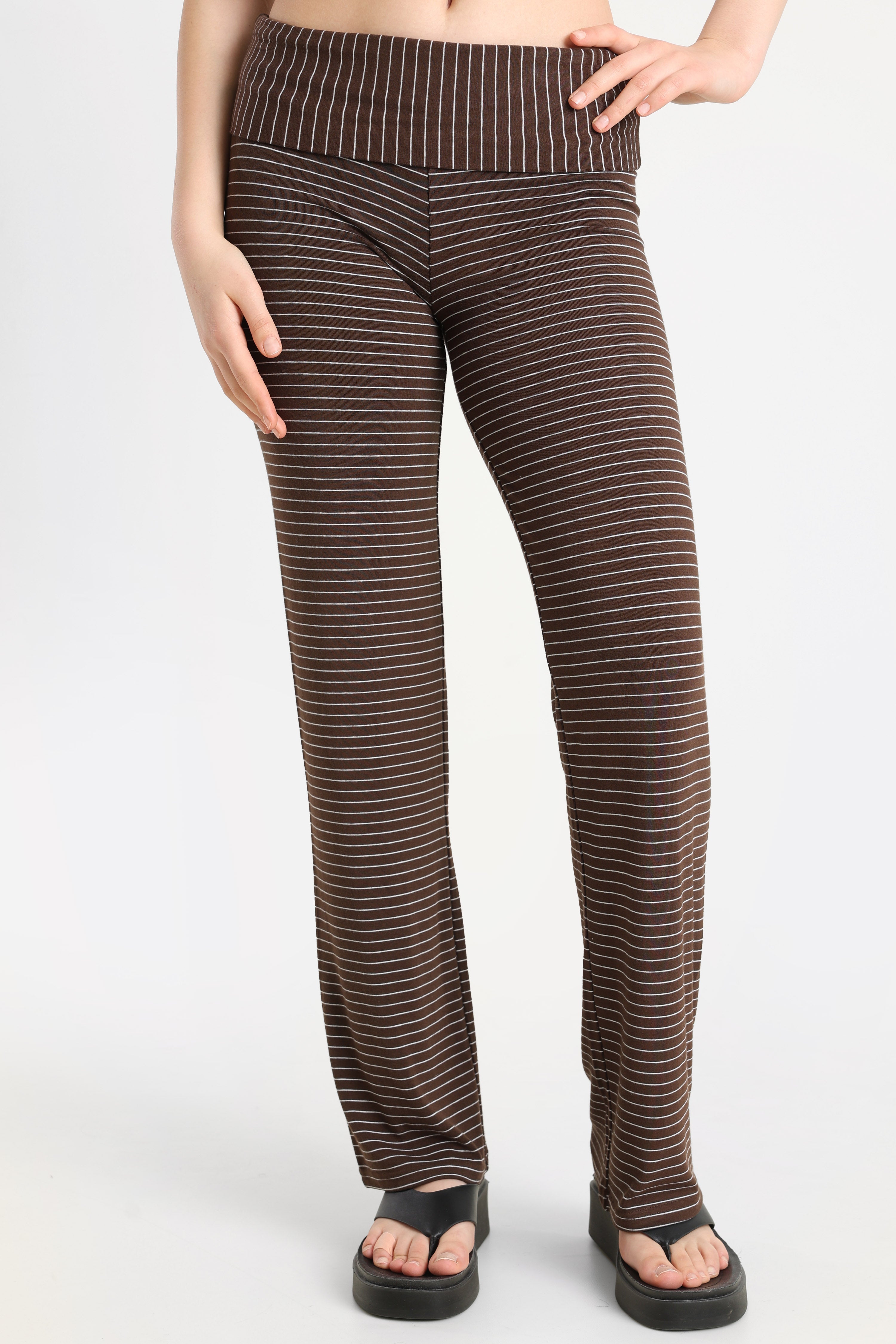 Stoffhose - Braun