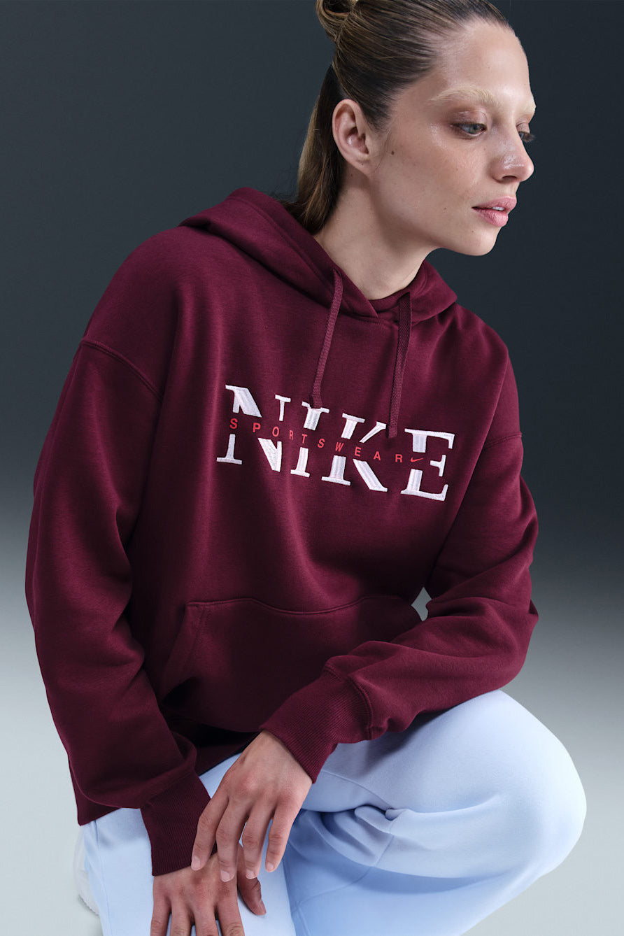 Phoenix Fleece Kapuzensweatshirt - Bordeaux
