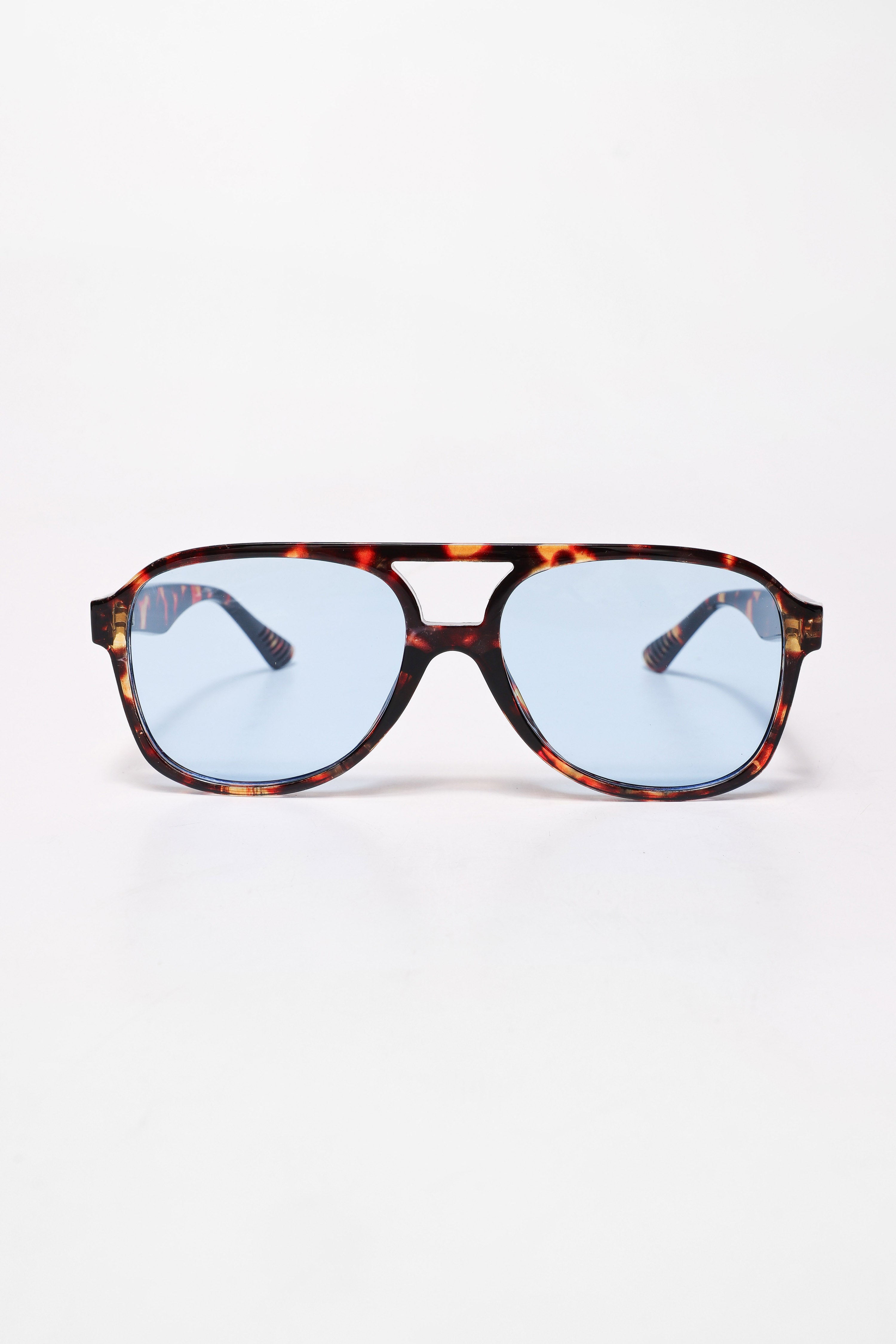 Brille - Leopard + Blue