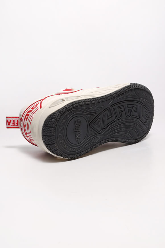 Vegan Hero Skate Plateau Sneaker - White + Red
