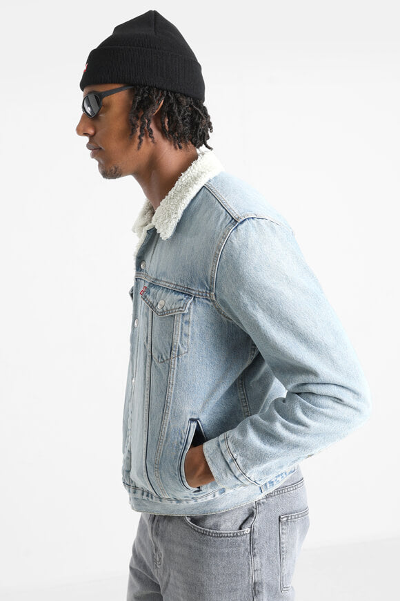 Type 3 Trucker Gefütterte Jeansjacke - Kentucky Blue