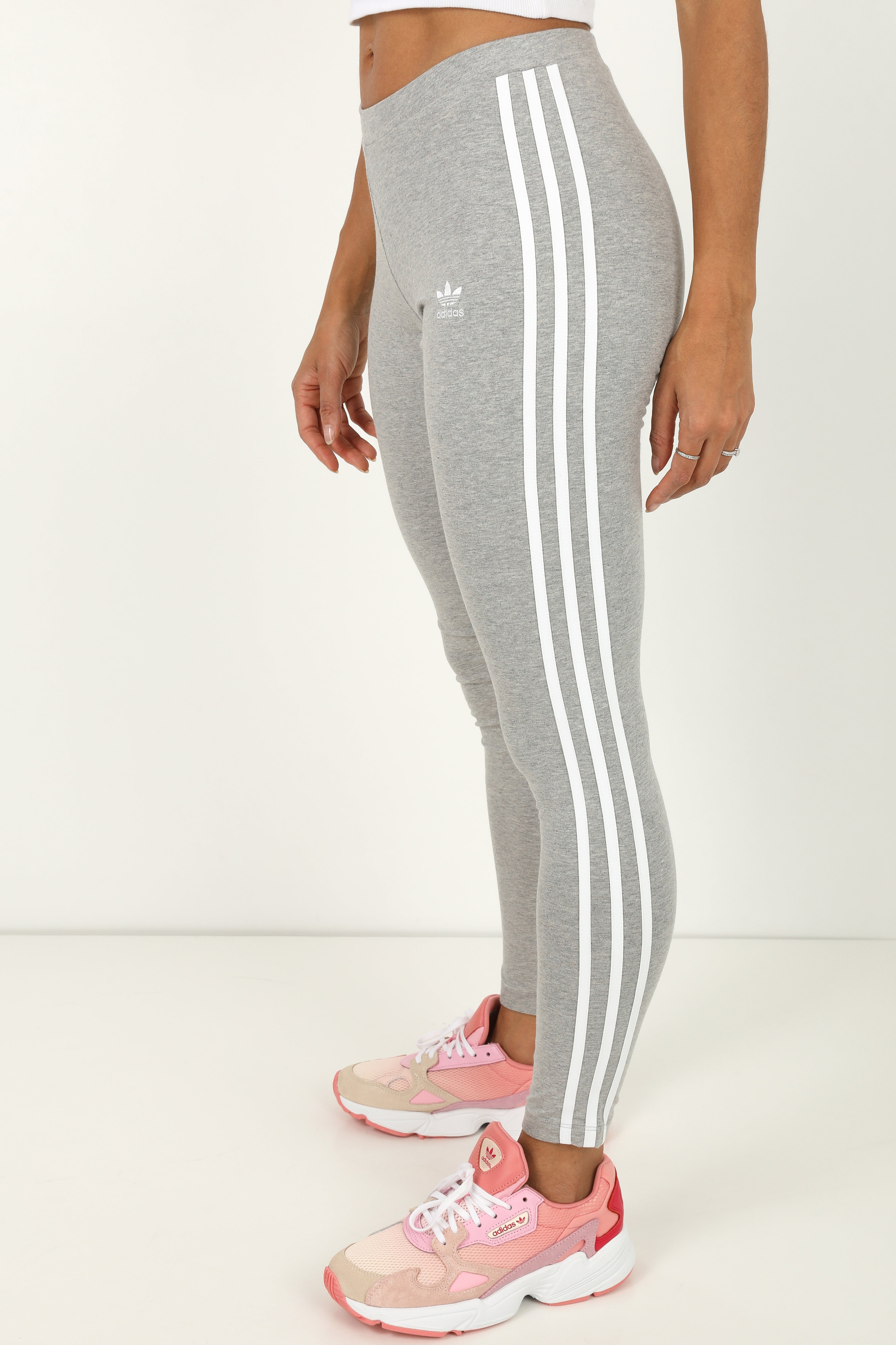 Leggings - Grau meliert