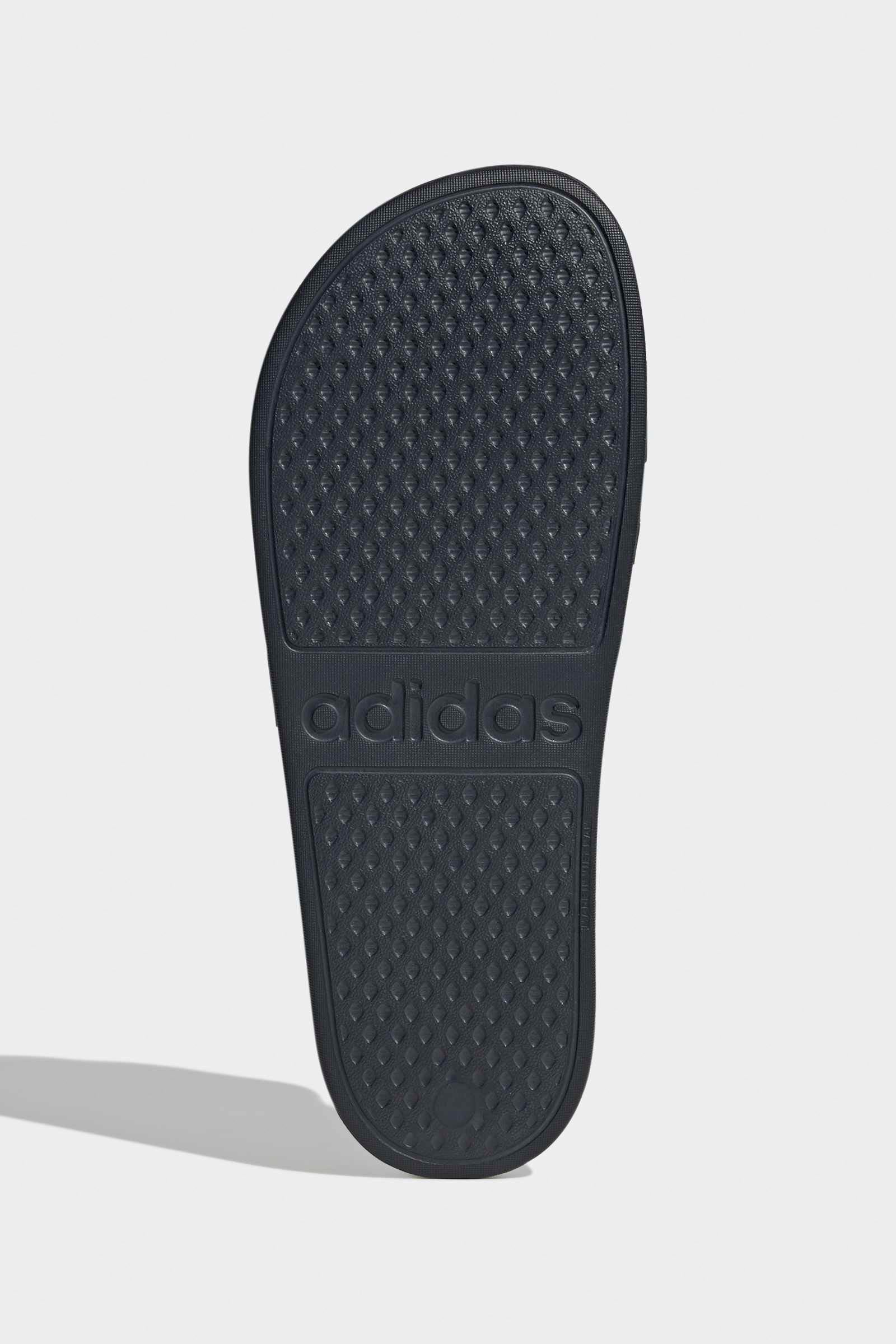 Adilette Aqua Pantoletten - Night Navy + Icey Blue + Footwear White