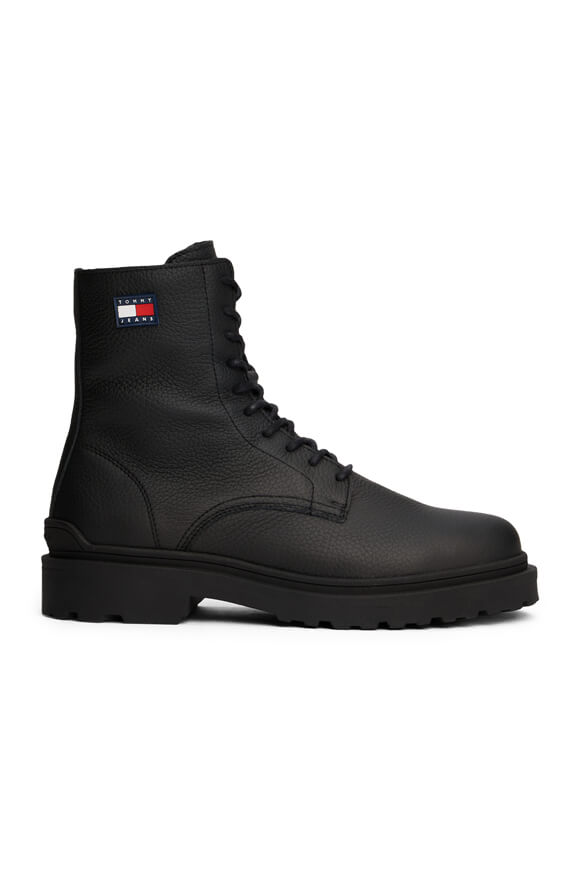 Gefütterte Winterstiefel - Black