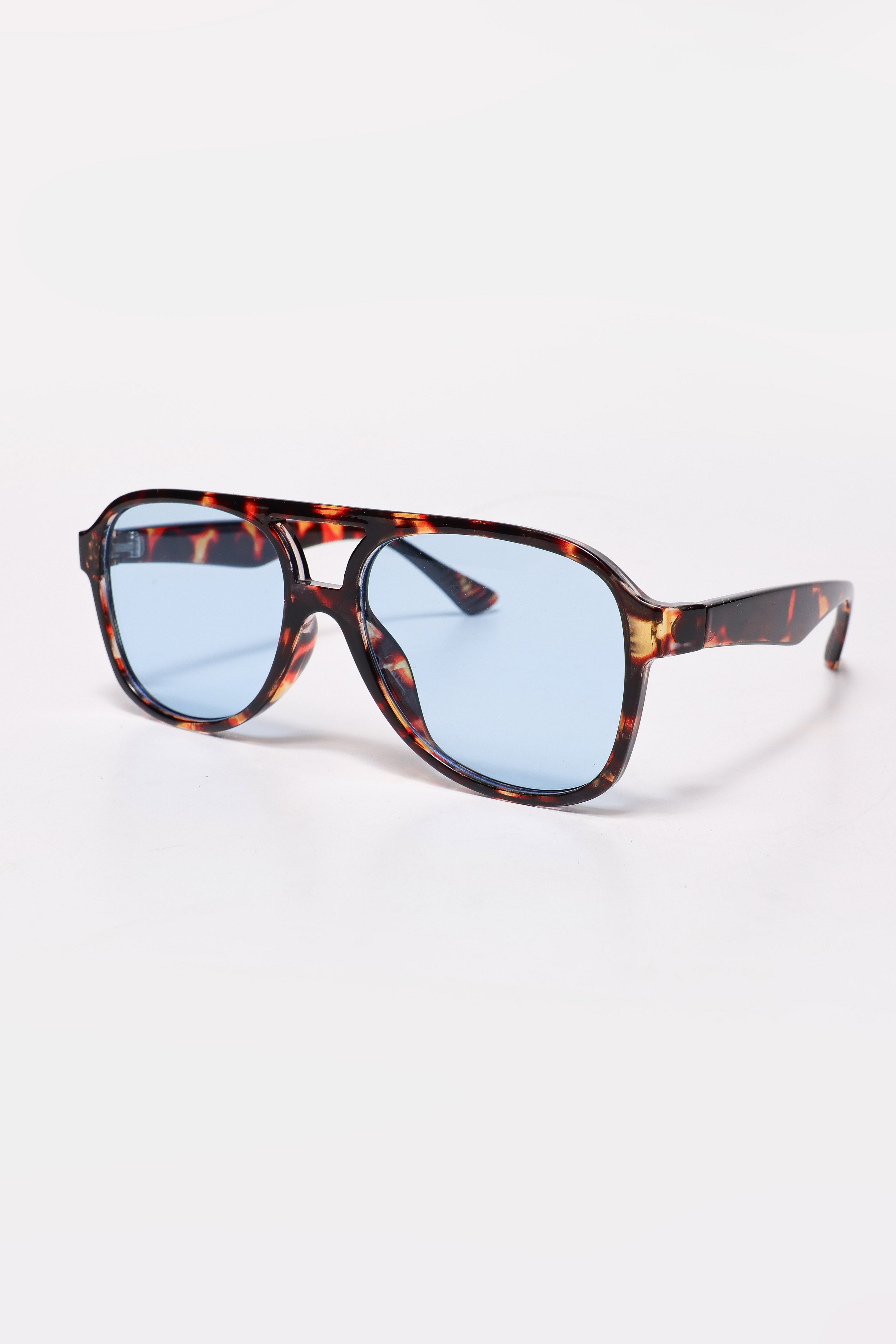 Brille - Leopard + Blue