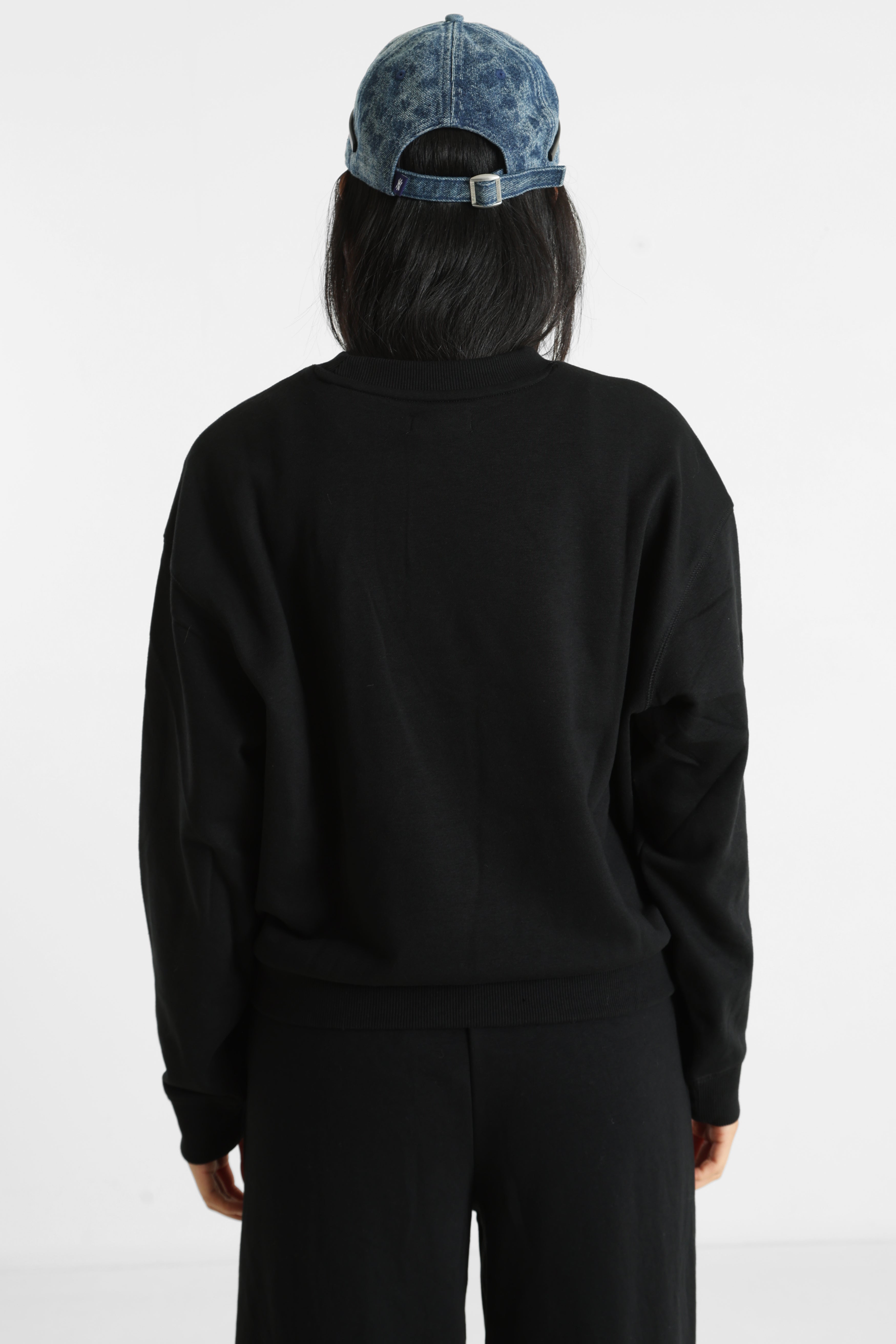 Oversize Sweatshirt - Schwarz