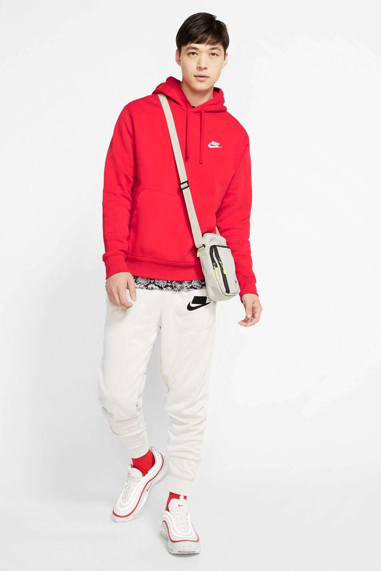 Kapuzensweatshirt - Rot