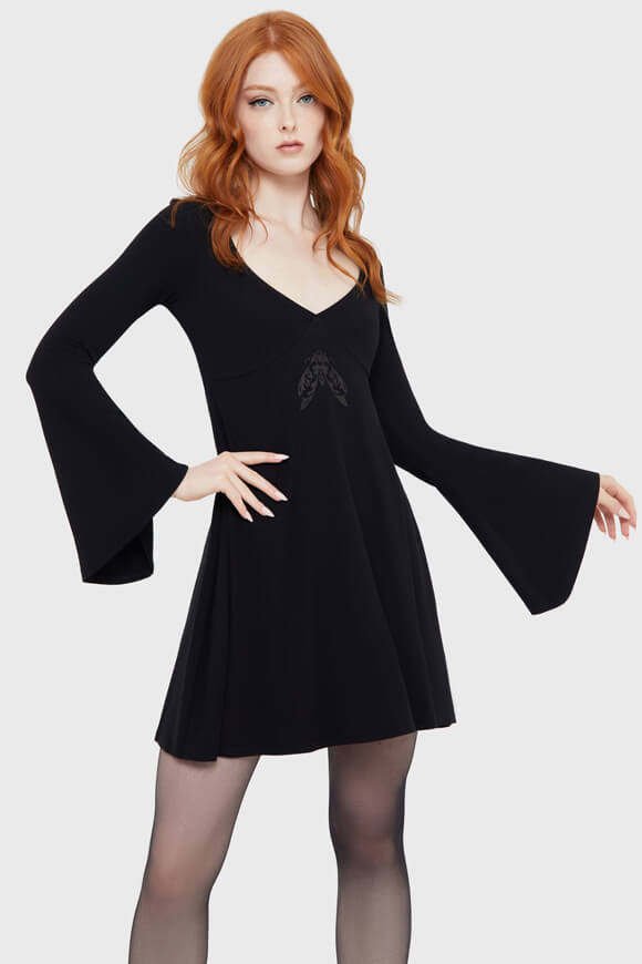 Moonlight Madness Minikleid - Black