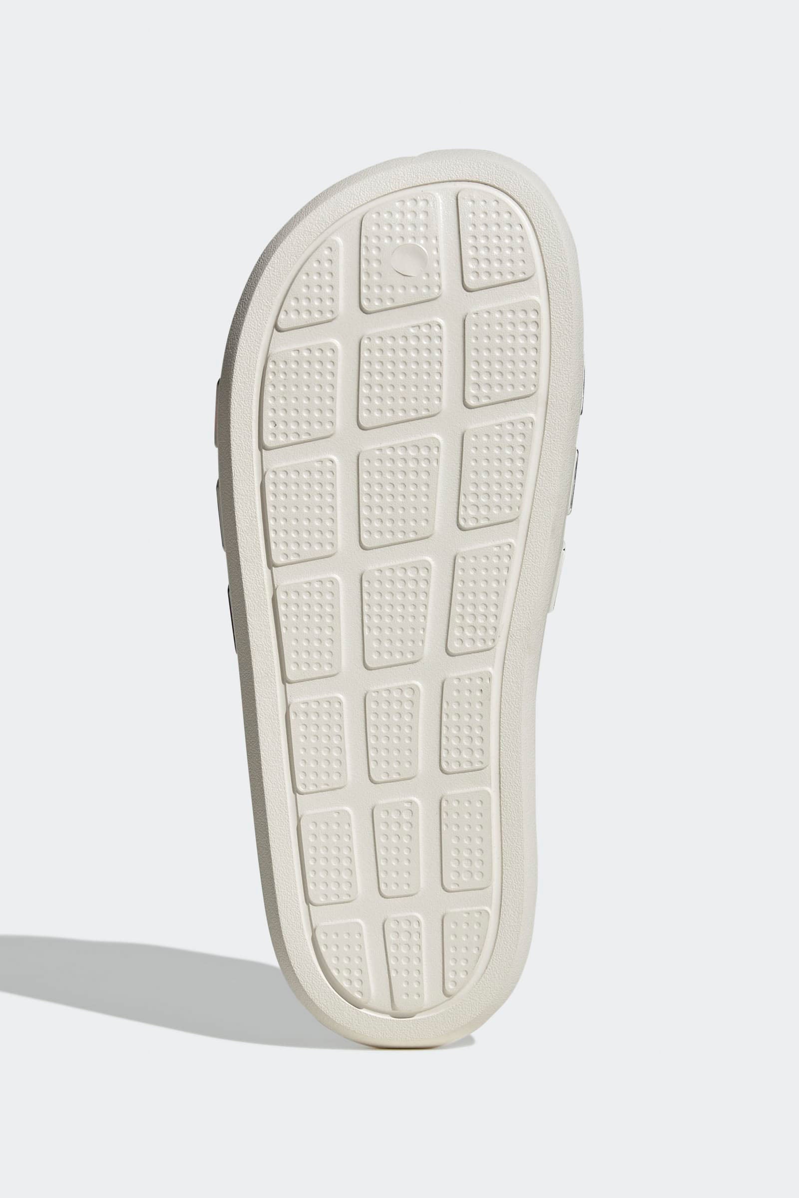 Adilette Flow Pantoletten - Offwhite + Black