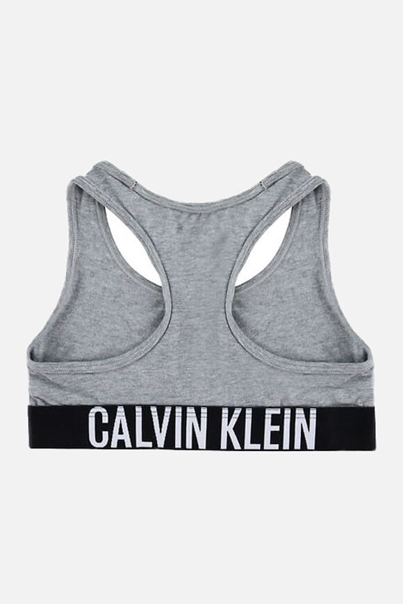Doppelpack Bralettes - Grey Heather + Black
