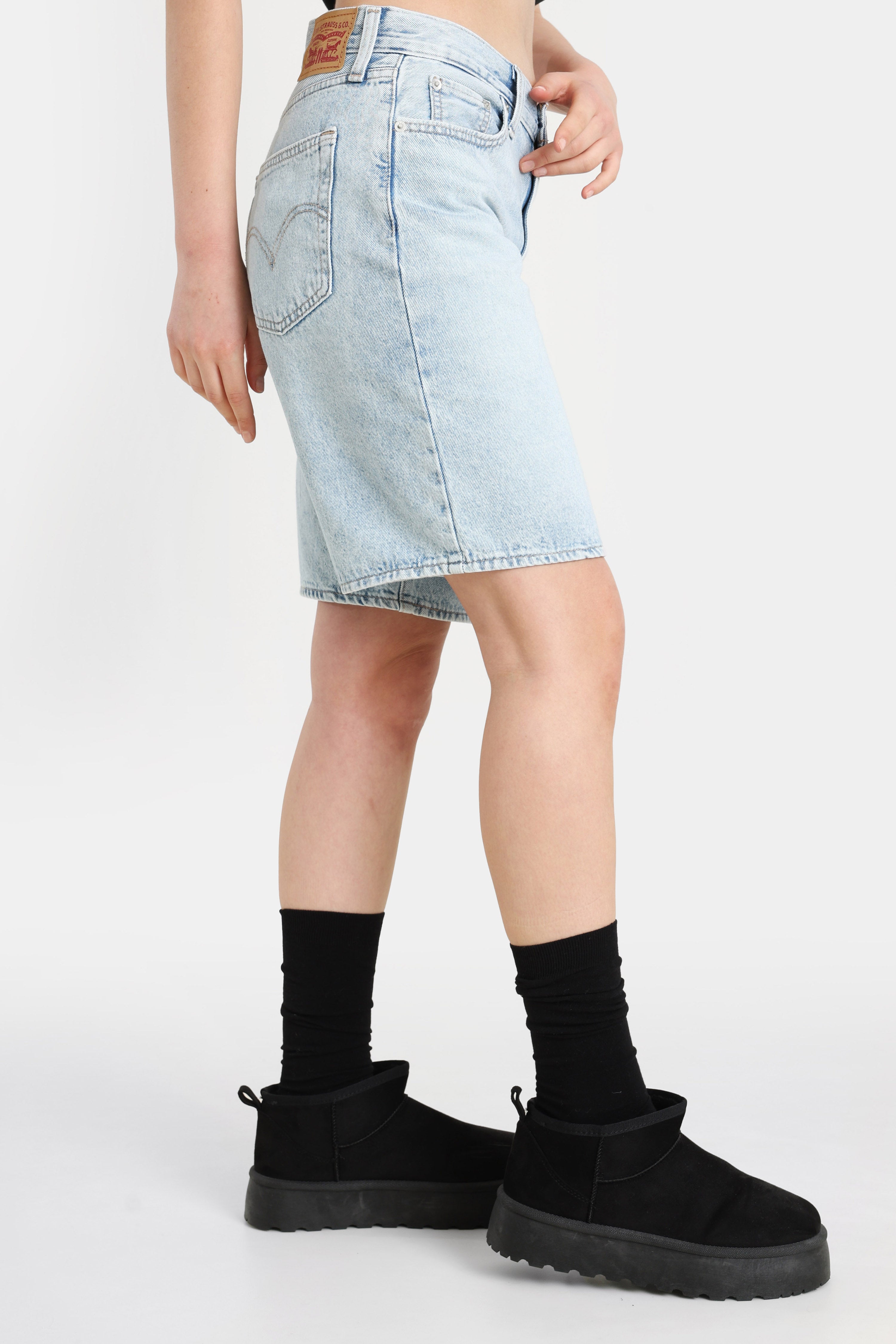 Baggy Jeansshorts - Abraided art