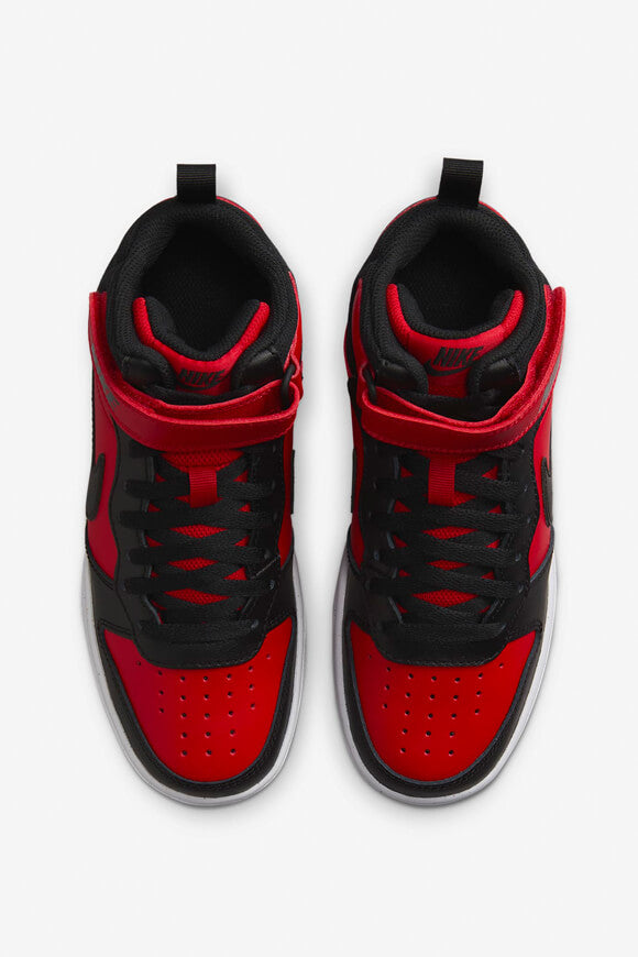 Court Borough 2 Sneaker - University Red + Black + White