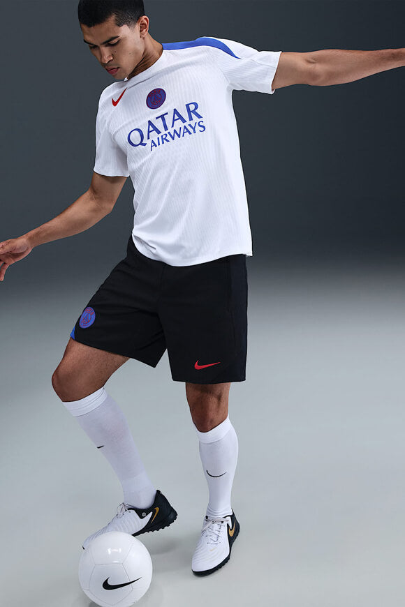 Paris Saint-Germain Strukturiertes T-Shirt - White + Hyper Royal