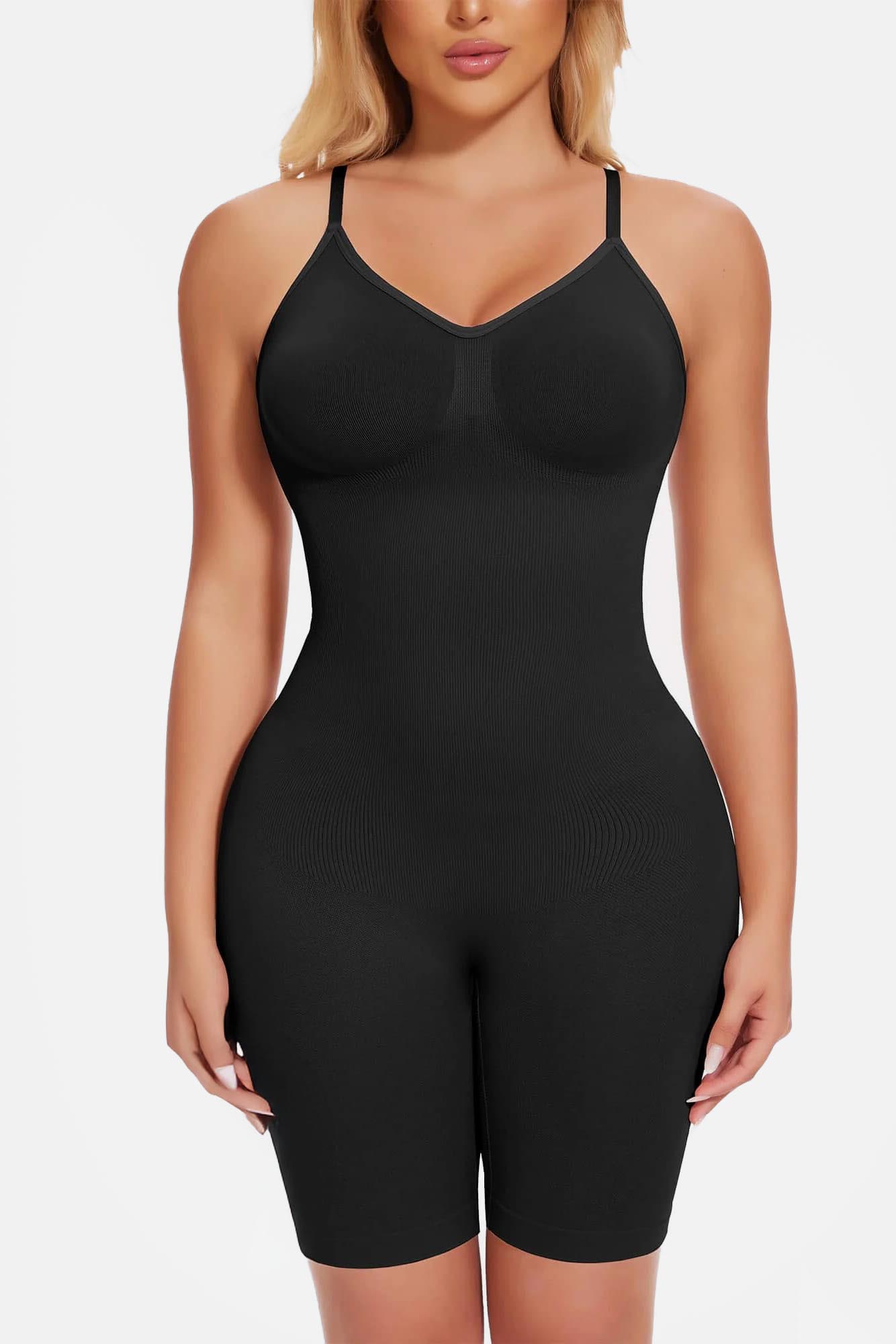 Kurzer Shapewear-Overall - Black