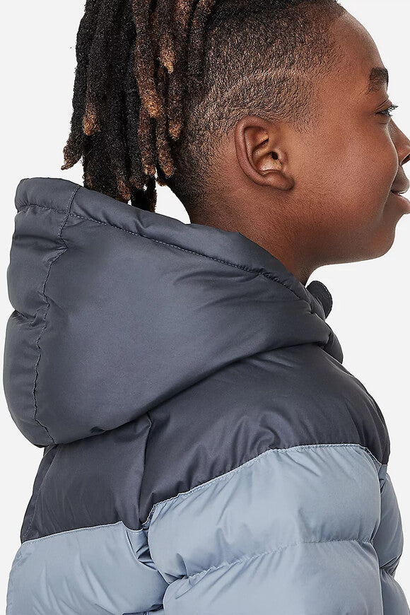 Sportswear Pufferjacke - Black + Grey + Orange