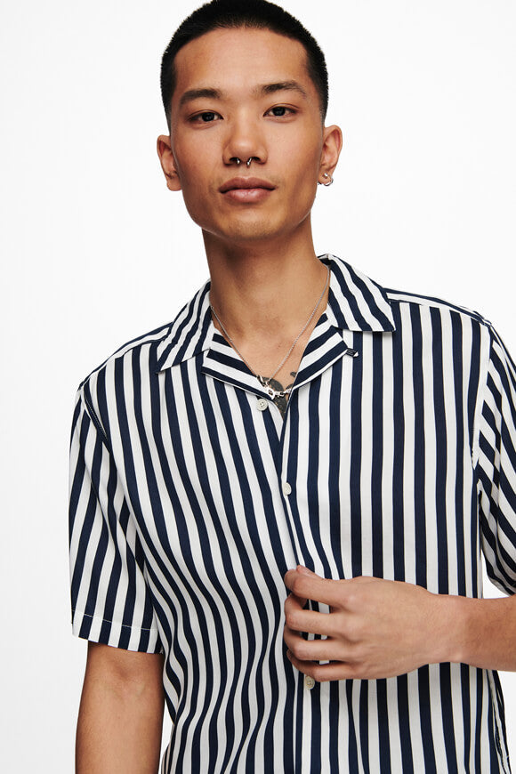 ONSWAYNE Hemd - Dress Blues + White