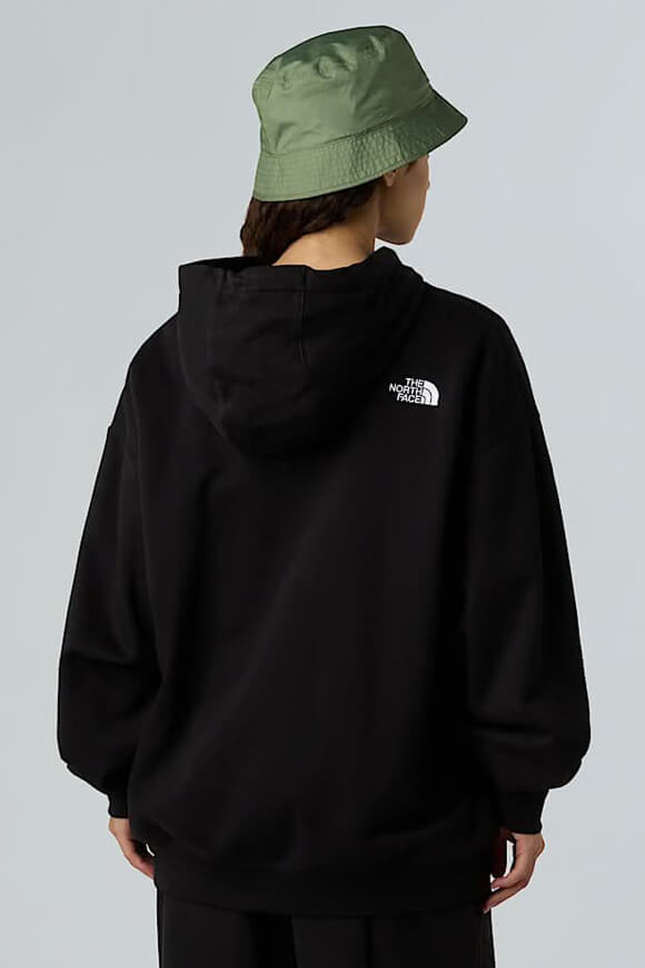 Oversize Kapuzensweatshirt - Black