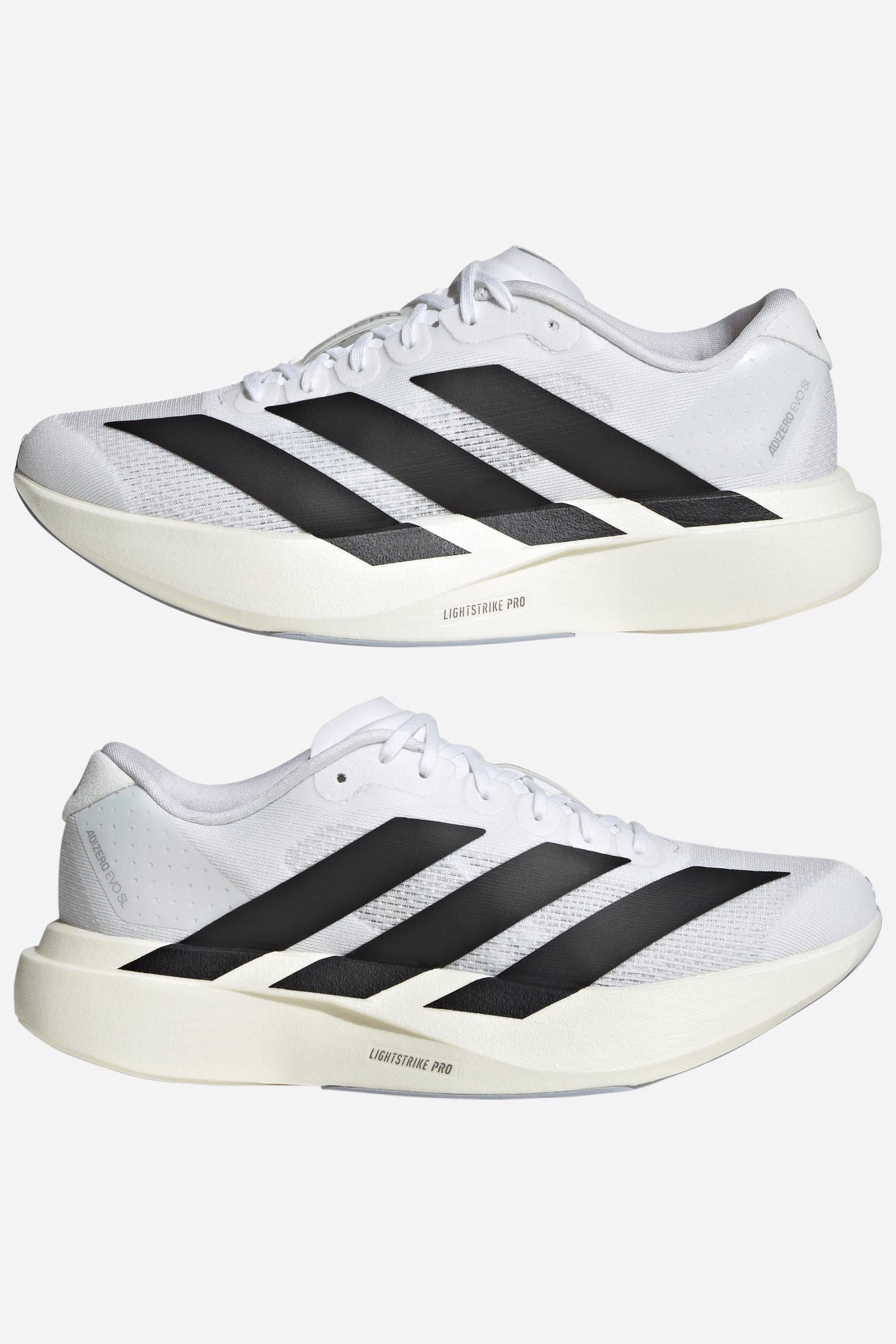 Adizero Evo SL Laufschuhe - Footwear White + Core Black