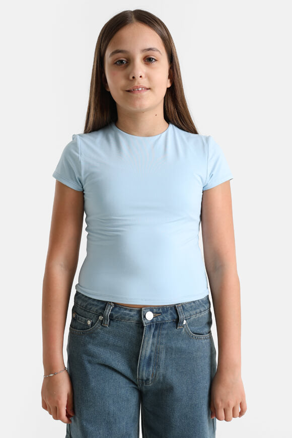 Crop T-Shirt - Hellblau