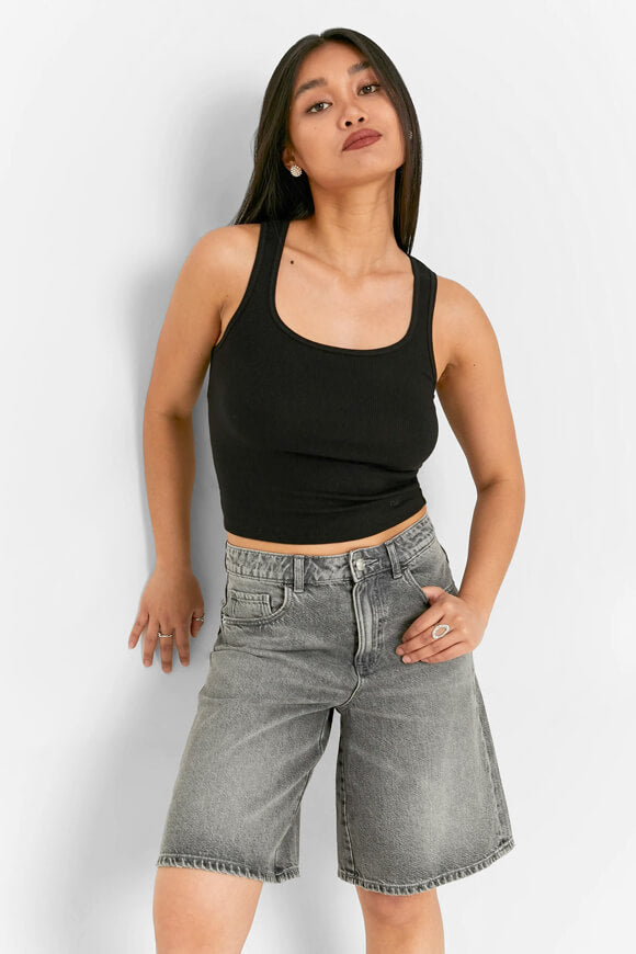 Jeansshorts - Grey Denim