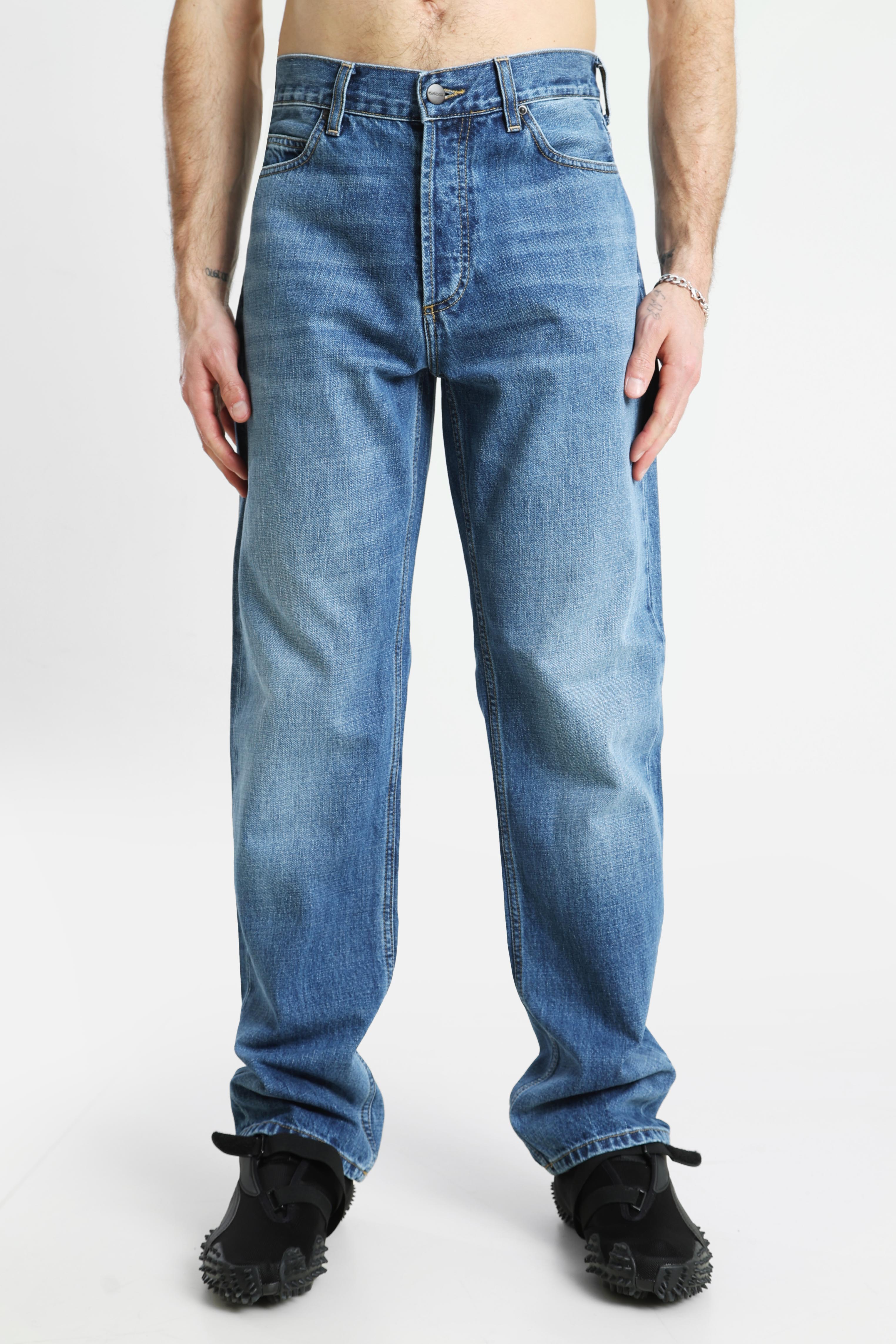 Marlow Regular Fit Jeans L32 - Blue Worn Bleached