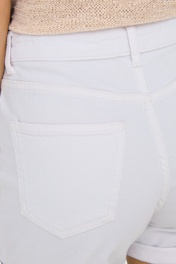 Josephine Jeansshorts - White