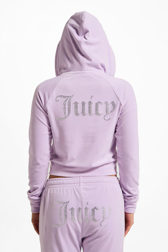 Madison Samt Crop Jacke - Pastel Lilac