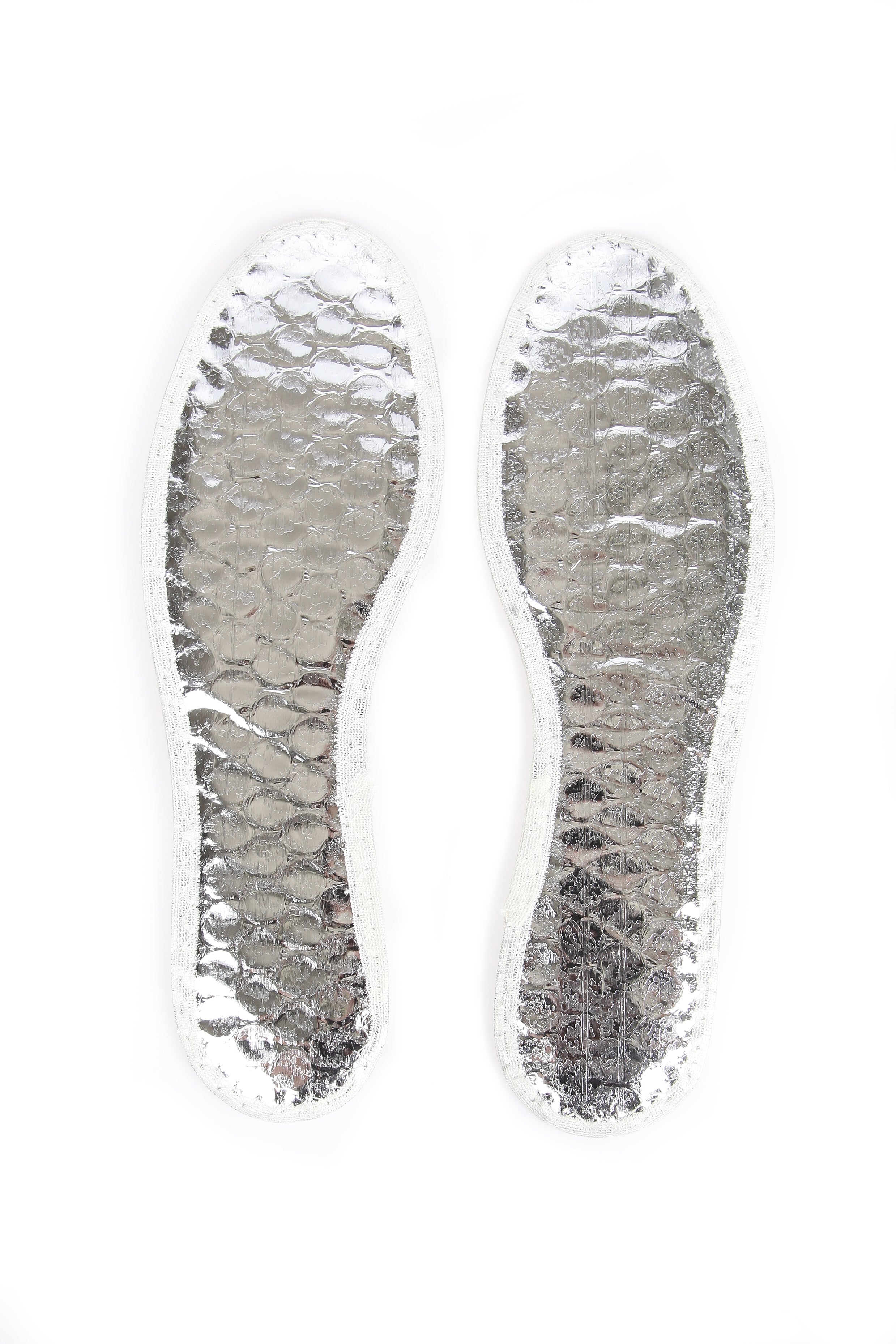 Einlegesohlen Thermo - Offwhite + Silber