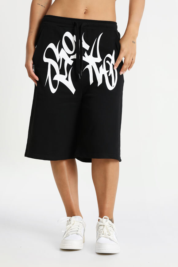 Sweatshorts - Schwarz