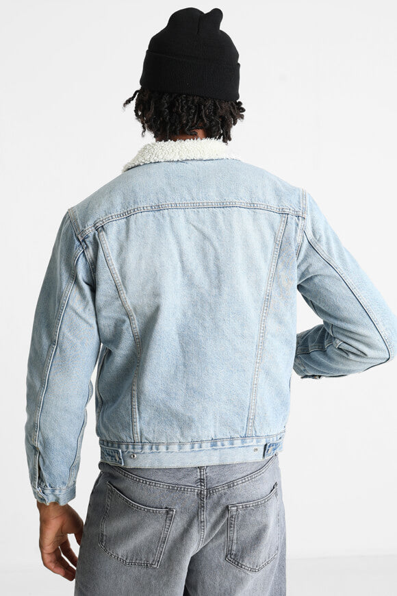 Type 3 Trucker Gefütterte Jeansjacke - Kentucky Blue