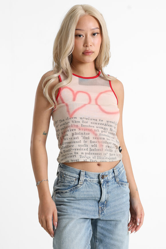 Bobby Crop Tanktop - Beige
