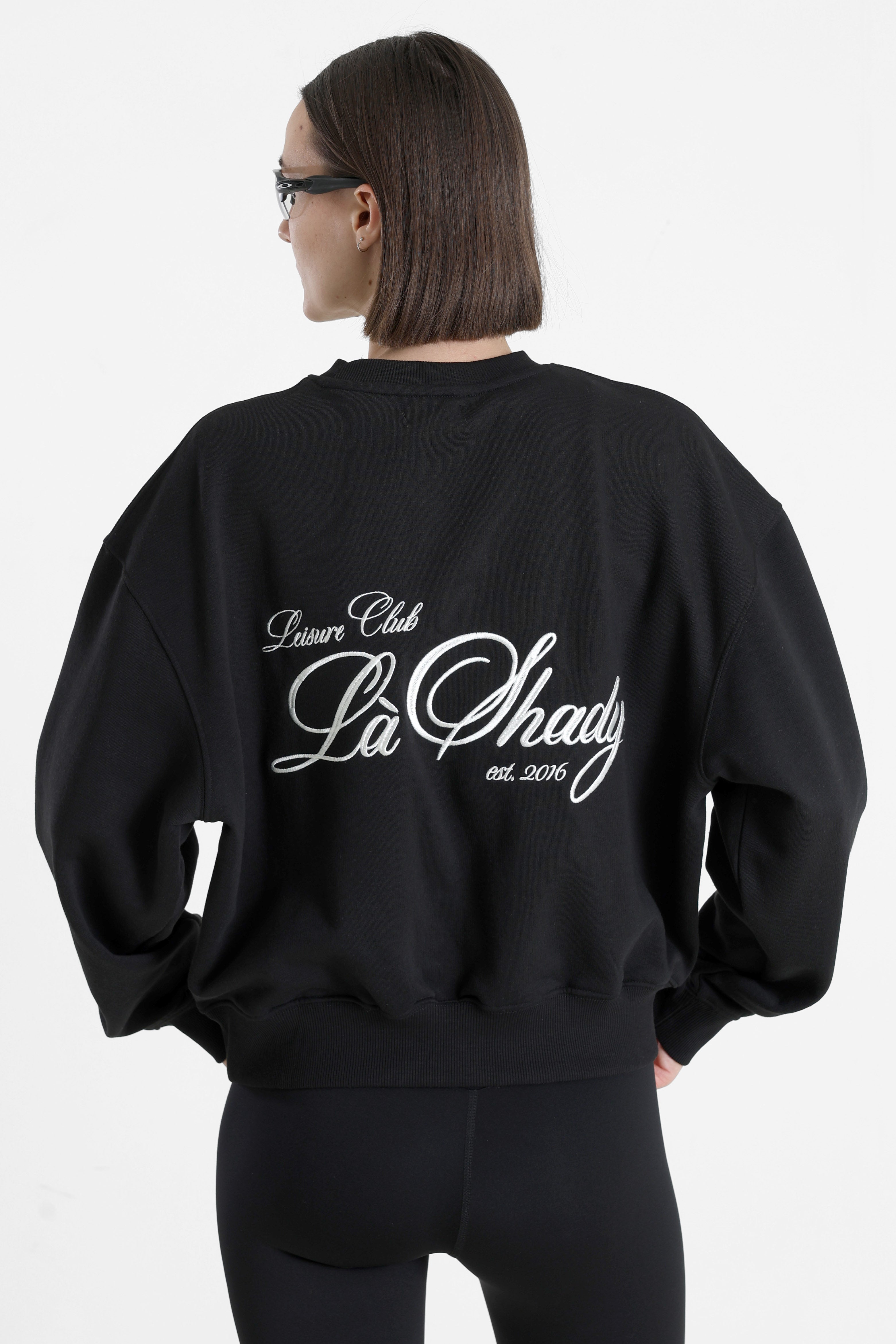 Sweatshirt - Schwarz + Offwhite