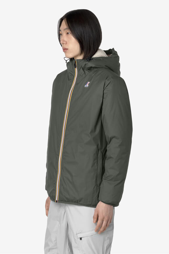 Le Vrai 4.0 Claude Orsetto Gefütterte Jacke - Green Blackish