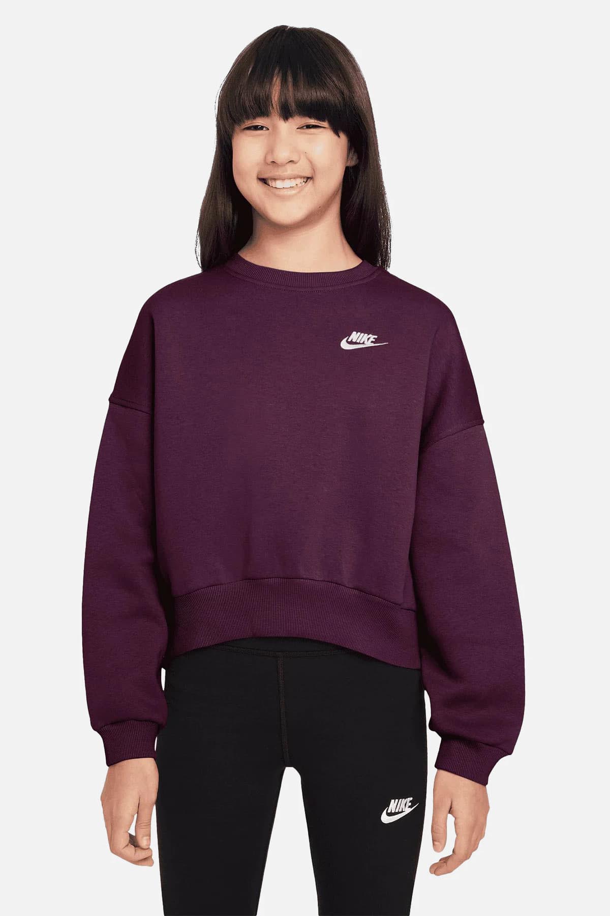 Sportswear Club Fleece Oversize Sweatshirt - Bordeaux