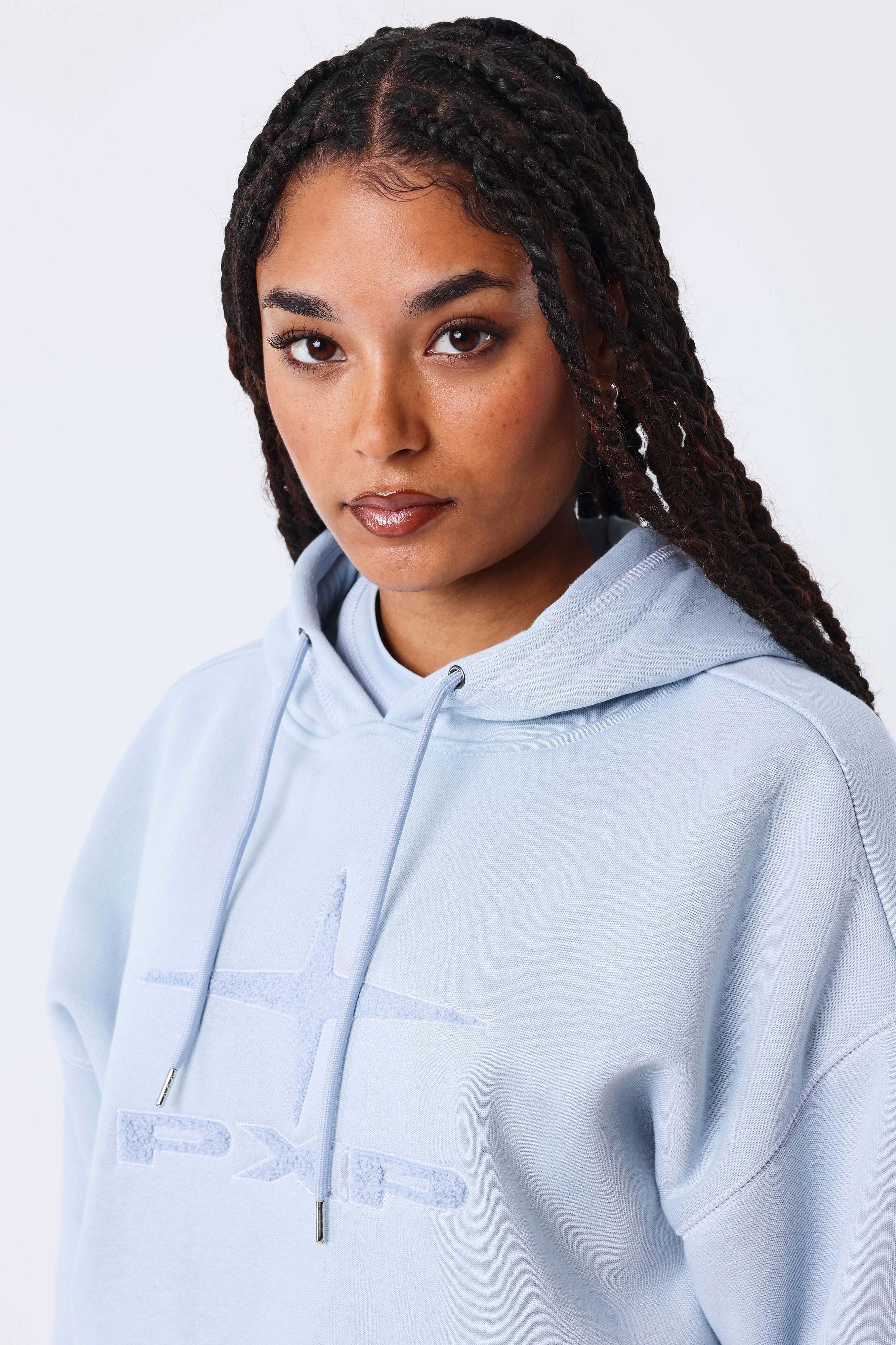 Kapuzensweatshirt - Light Blue