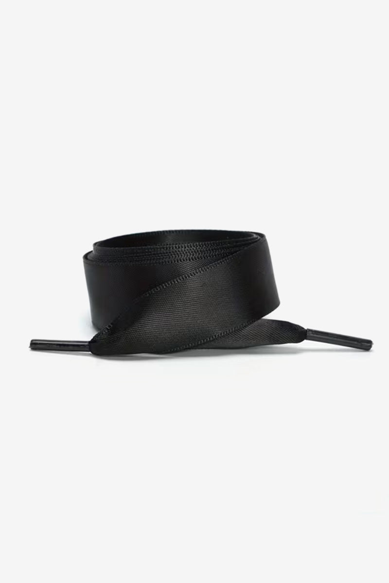 Schnürsenkel in Seiden-Optik 150 cm - Black