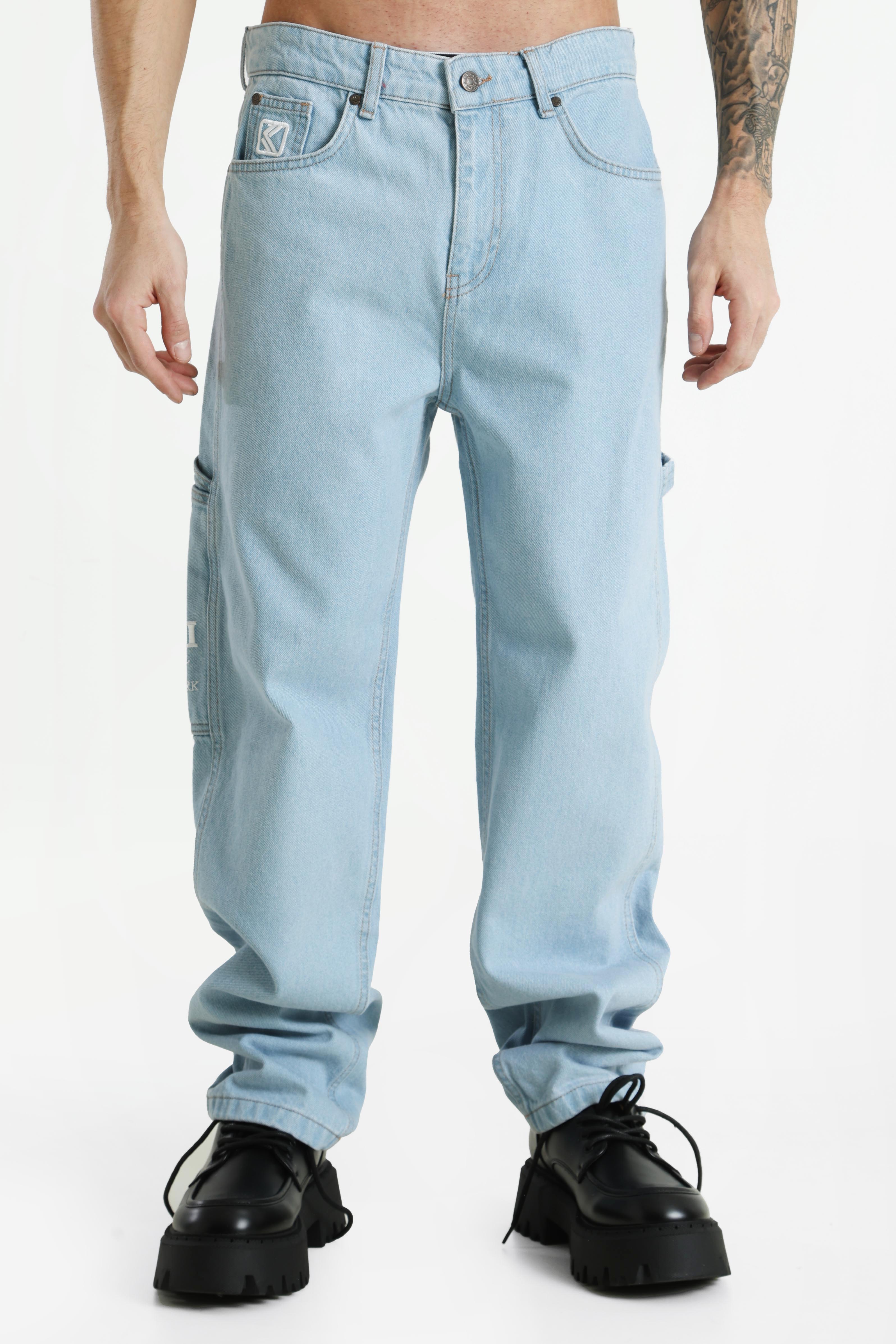 Baggy Fit Jeans - Light Blue