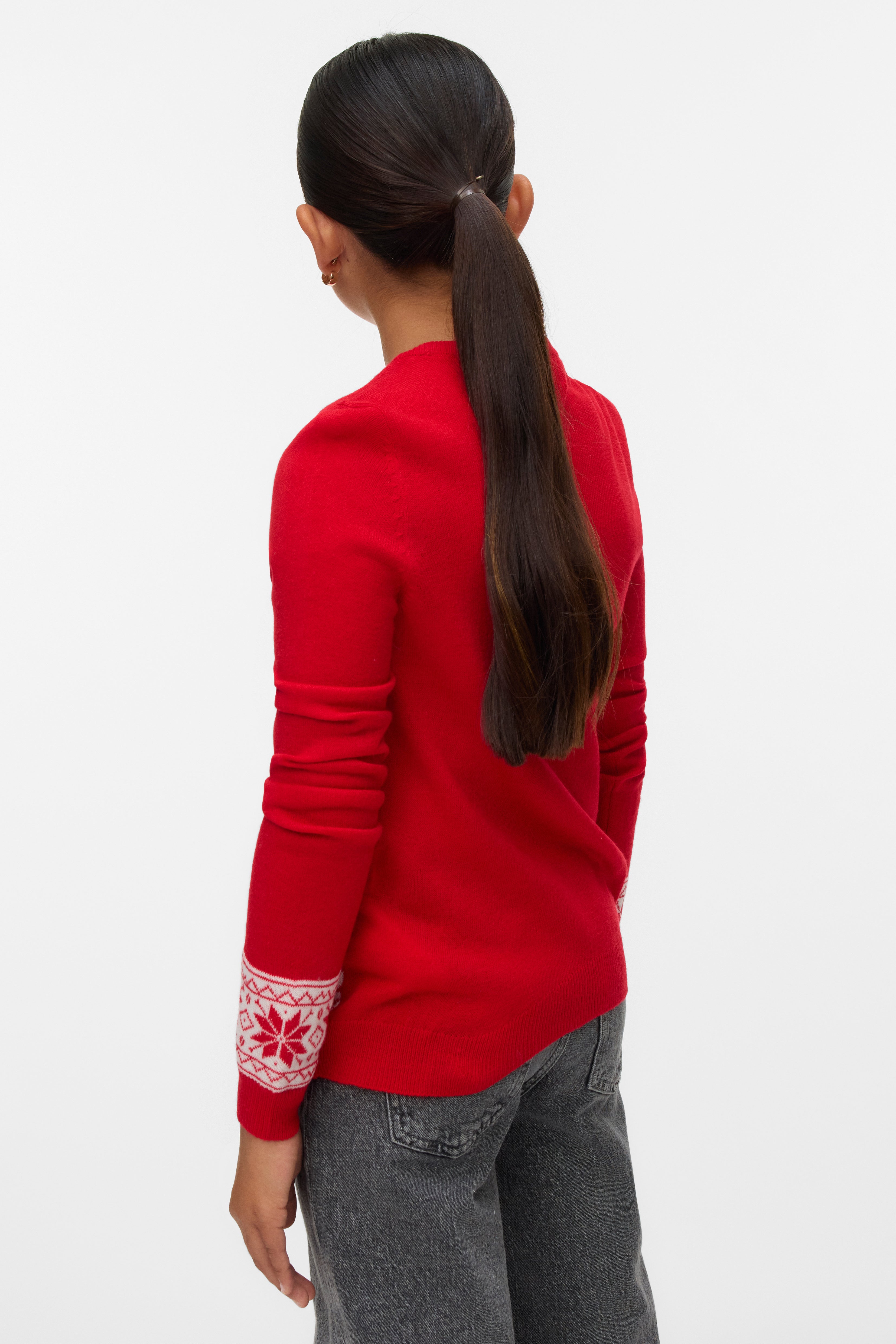 VMFROSTYDEER Weihnachtsstrickpullover - Chinese Red