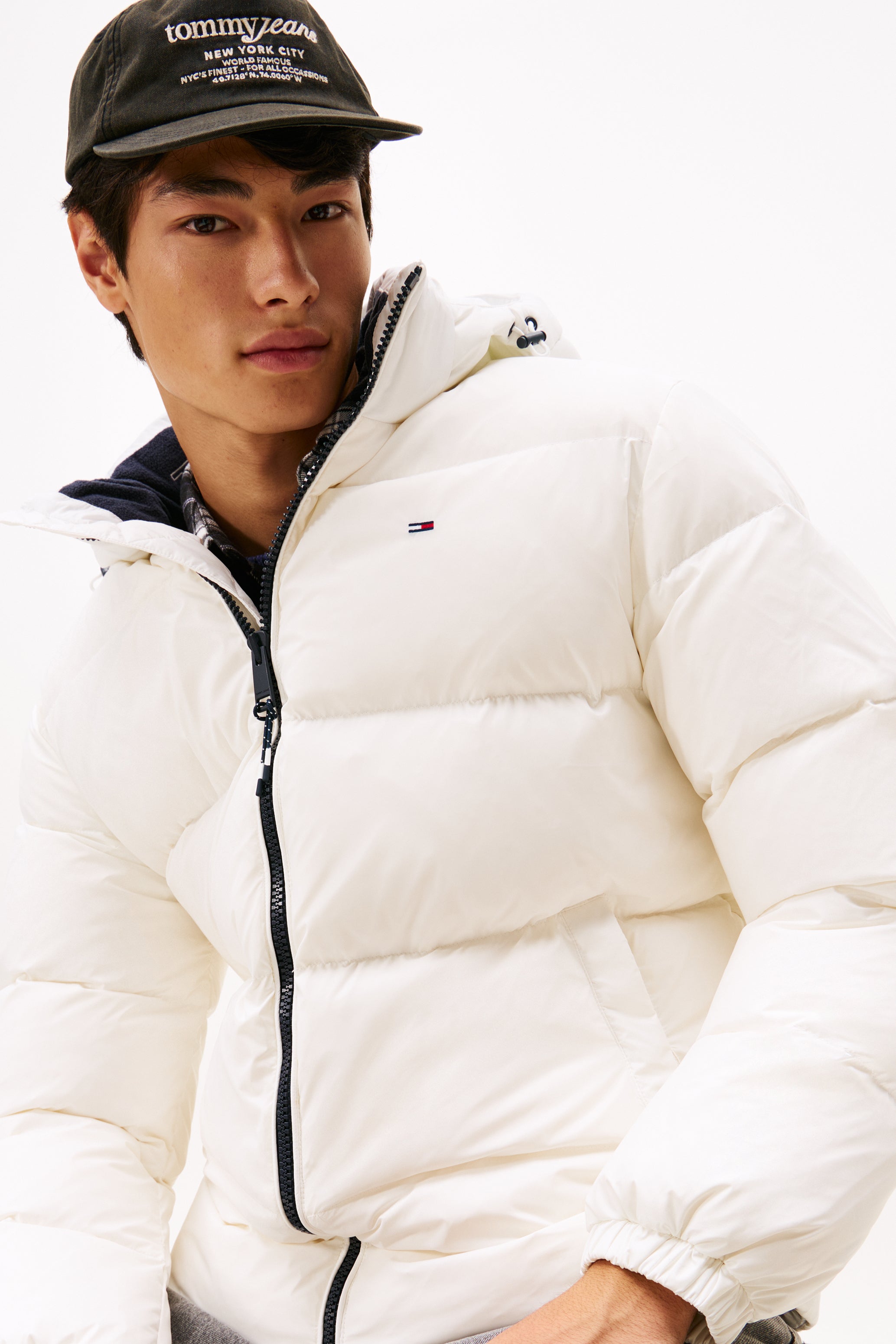 Puffer-Daunenjacke - Offwhite