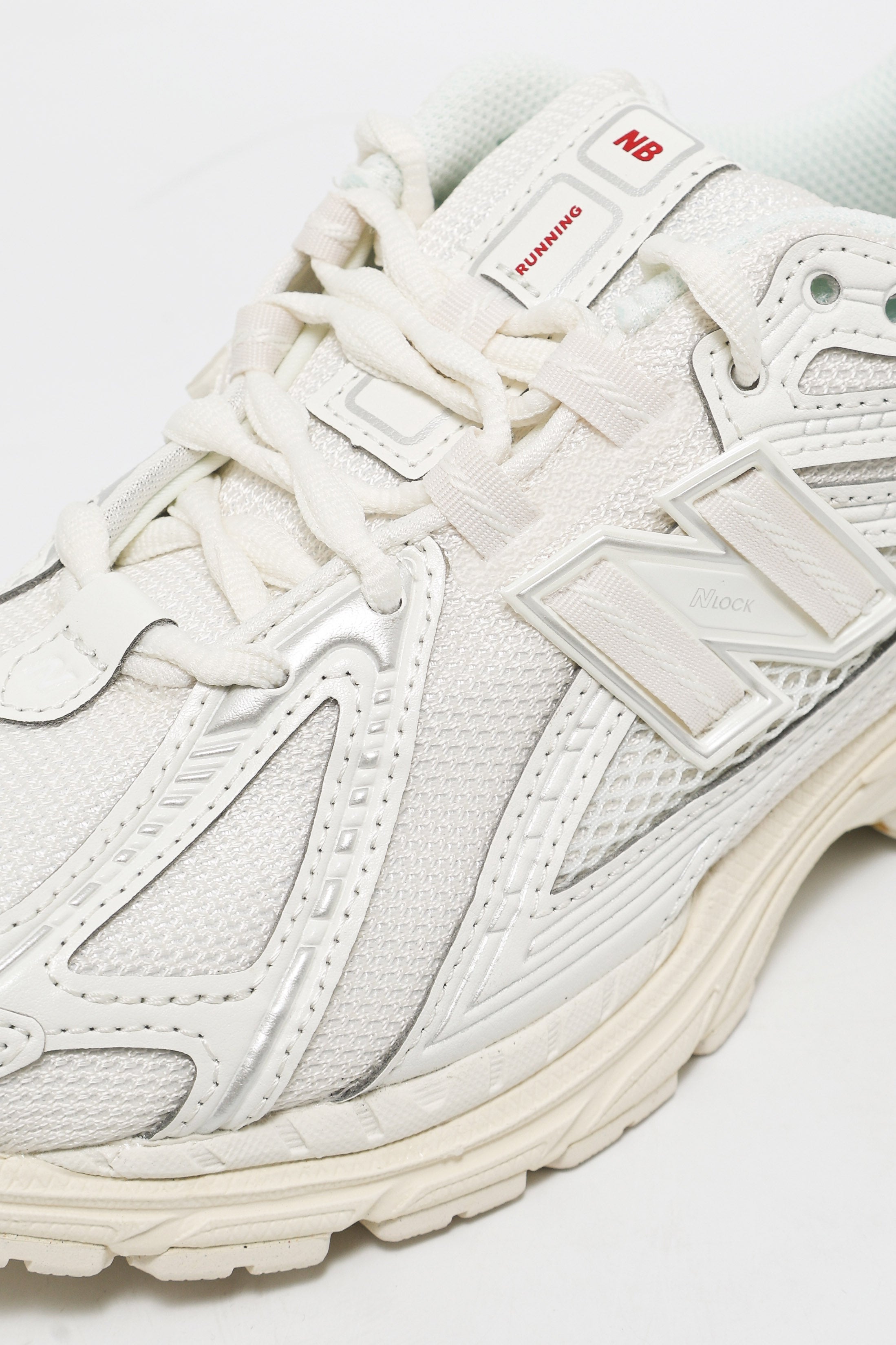 U 1906R Sport Essentials Sneaker - Angora + Sea Salt + Shadow Red
