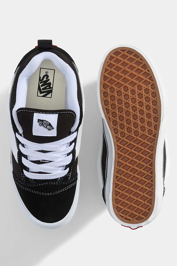 Knu Skool Sneaker - Black + White