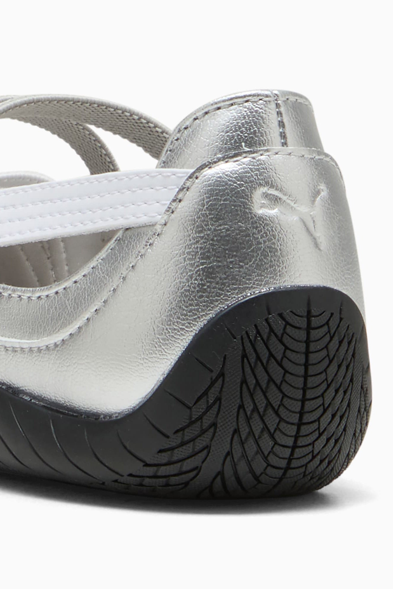 Speedcat Ballerina - Silver Metallic + White