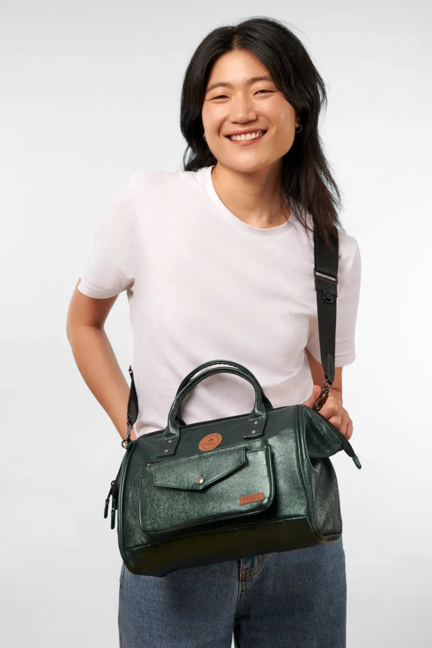 Lucerne Hand- / Umhängetasche - Dark Green