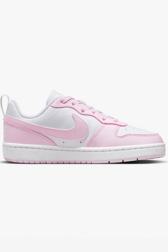 Court Borough Recraft Sneaker - White + Pink Foam