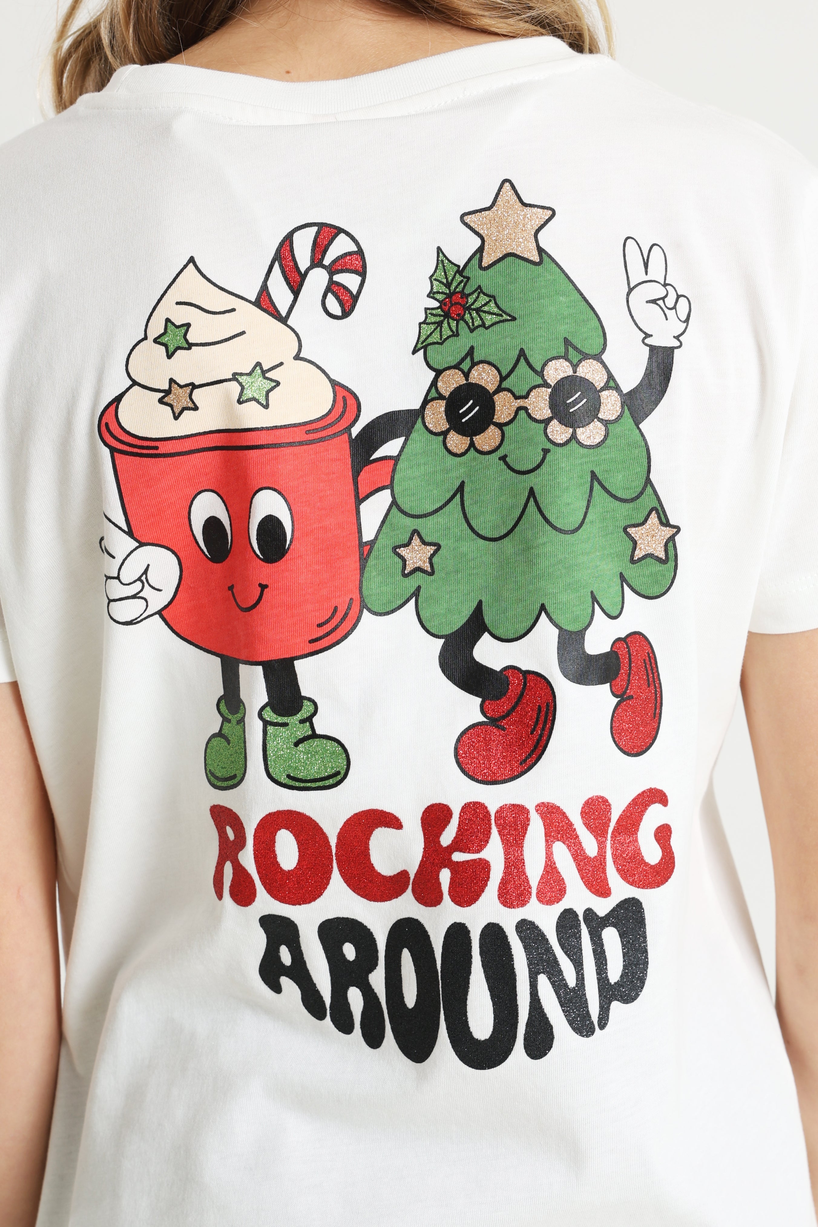 KOGROSIE Weihnachts-T-Shirt - Cloud Dancer