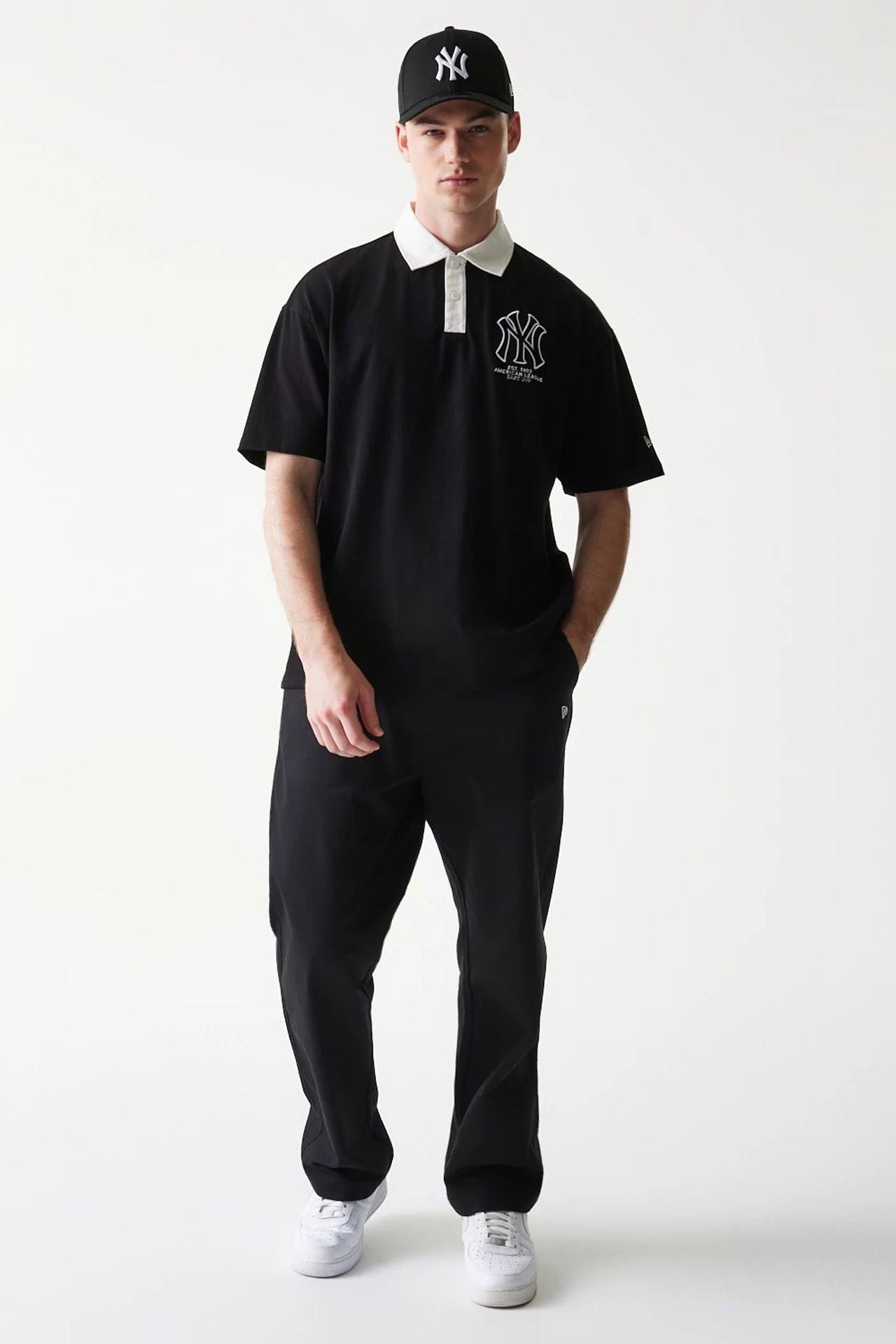 Oversize Poloshirt - Black