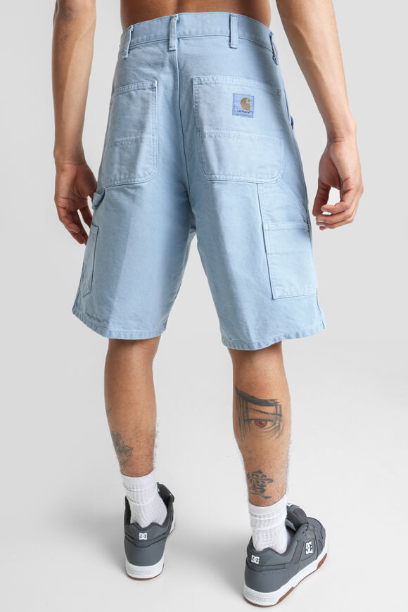 Single Knee Jeansshorts - Piscine Faded