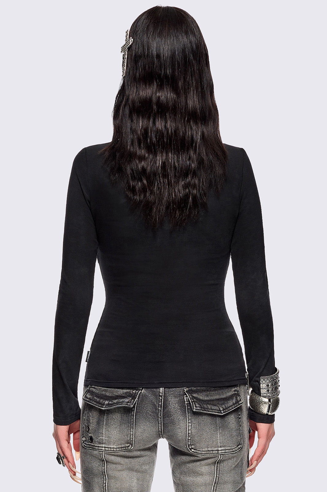 Dark Romance Langarmshirt - Black