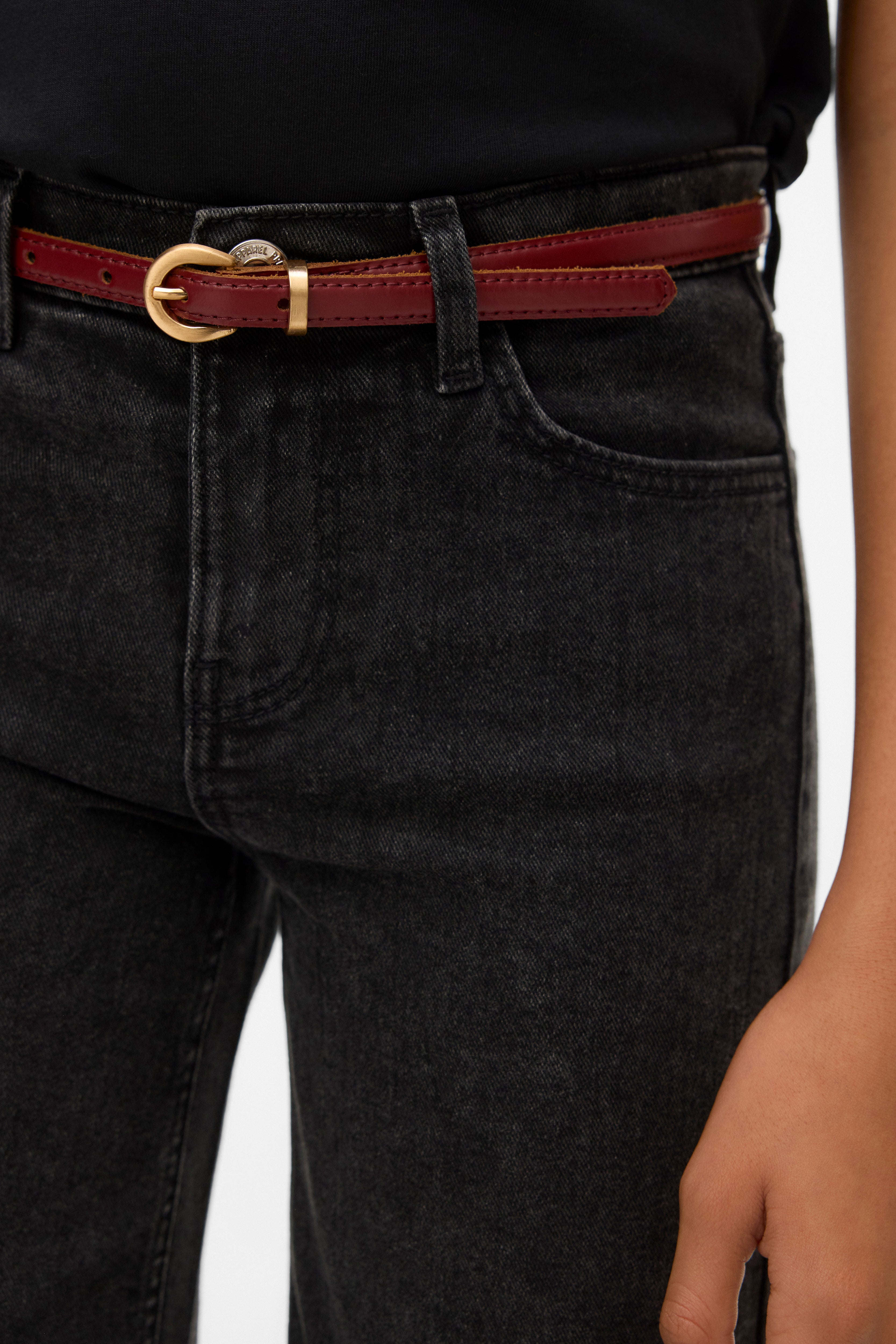 VMDAISY Wide Leg Jeans - Dark Grey Denim