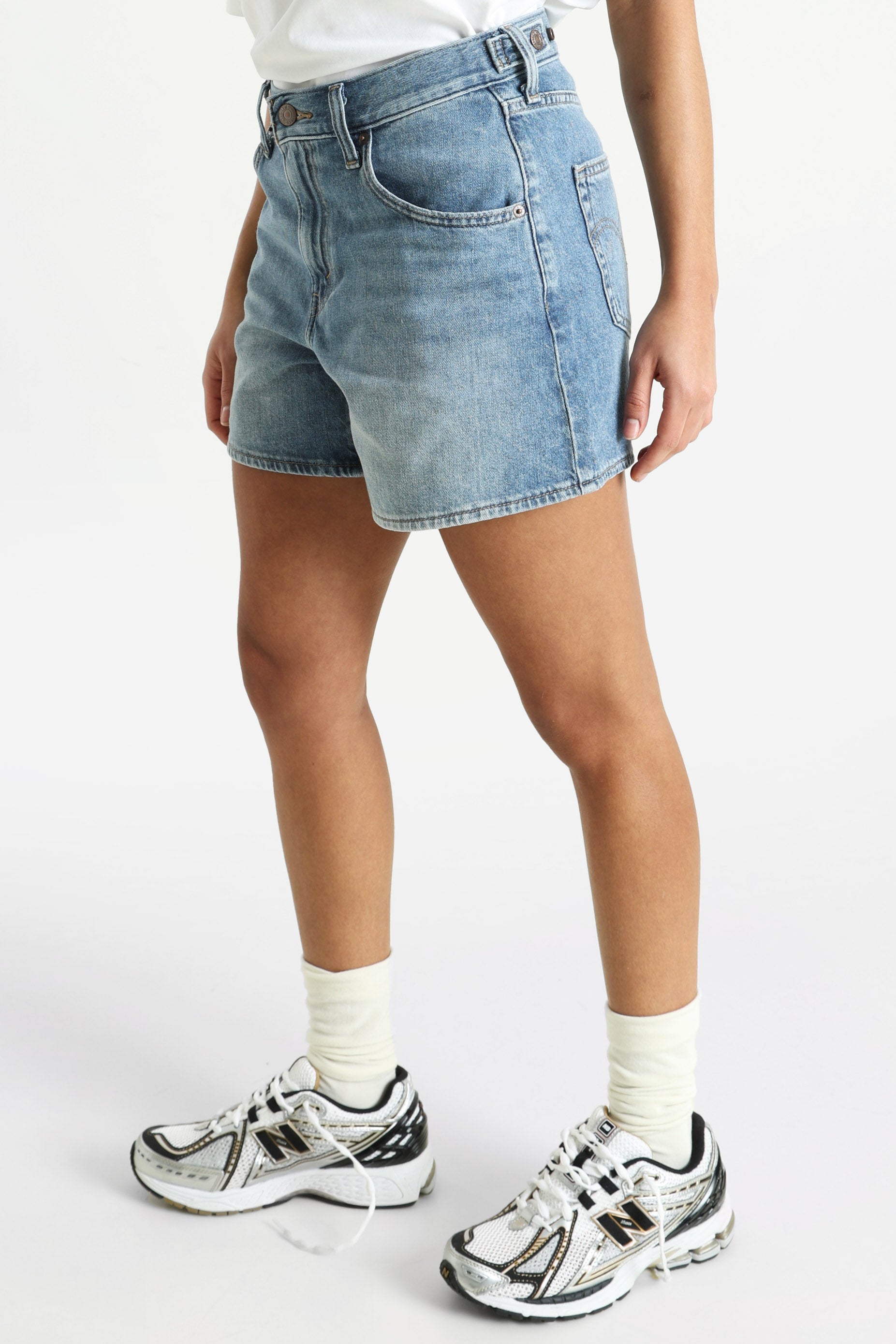 Cinch Jeansshorts - Blue Denim